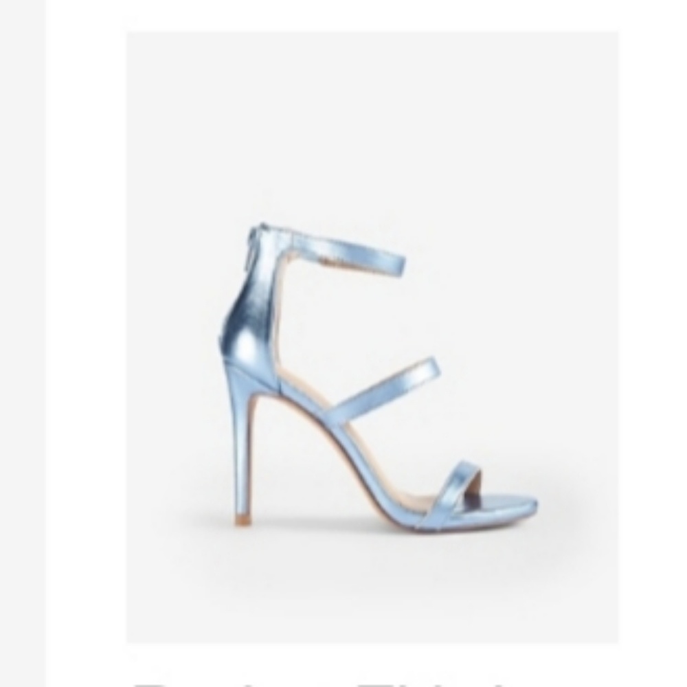 EXPRESS Mettalic Heeled Sandals